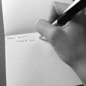 Thank You note